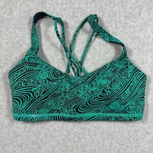 Lululemon Free To Be Sports Bra Size 4 Kitakami Green Luxtreme Light Support NWT